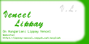 vencel lippay business card